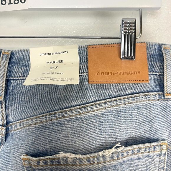 CITIZENS OF HUMANITY Marlee Relaxed Taper in Wash Moondust Size US 27 - Picture 11 of 13